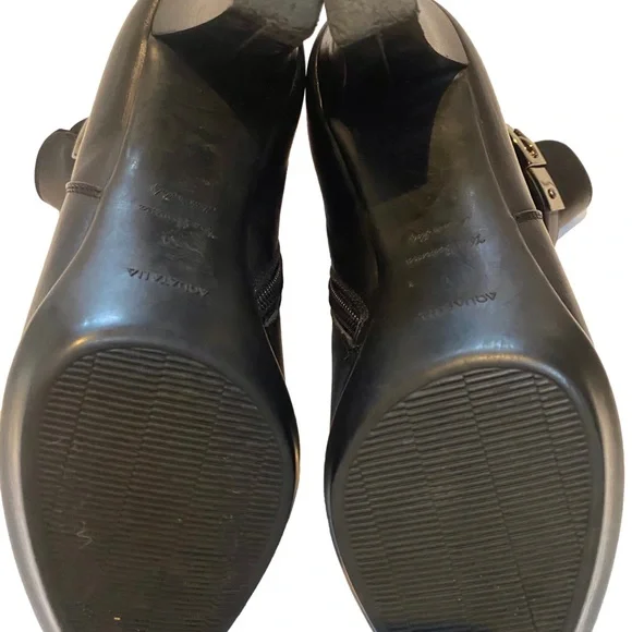 Aquatalia knee high black leather boot - Picture 7 of 12